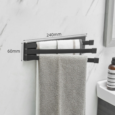 Bathroom Non-perforated Towel Rack - Image 2
